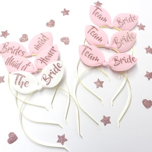 Bridal Bunny Ears Personalized Ears Bachelorette party Priority 2 3 Days Delivery image 3