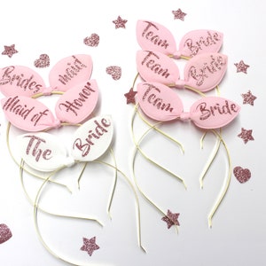 Bridal Bunny Ears Personalized Ears Bachelorette party Priority 2 3 Days Delivery image 2