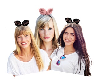 Bridal Party Bunny Ears | Bachelorette Bunny Ears | Squad Bunny Ears | Bachelorette Party |  Priority 2 - 3 days delivery