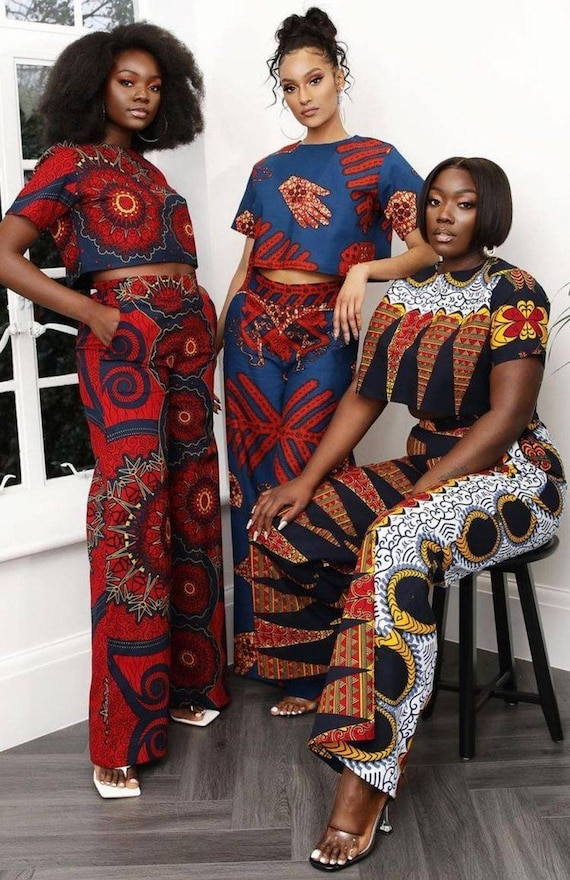 Ankara Pants and Tops, Palazzo Trousers and Tops, Ankara Two Piece, African  Print Maxi Pants, African Pants, Native Attire. -  Canada