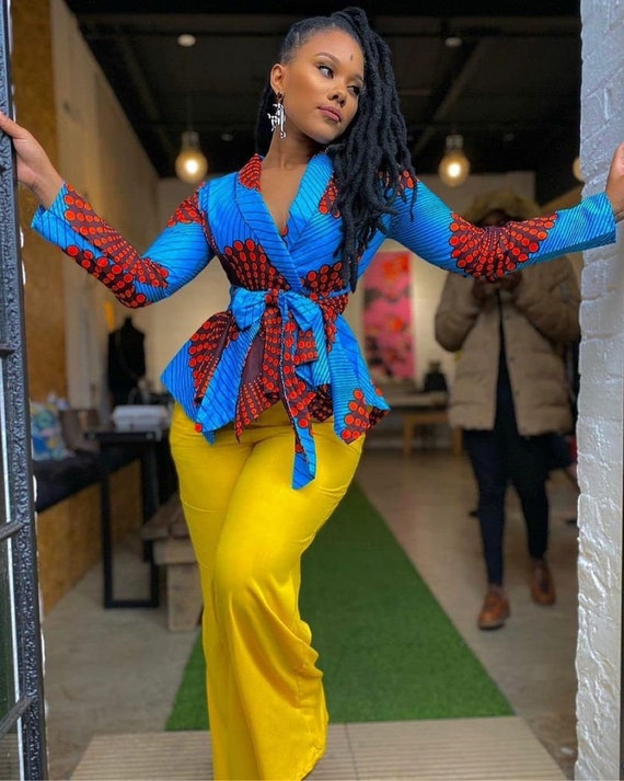 Ankara Top and Pant Ankara Corporate office Wear African Print