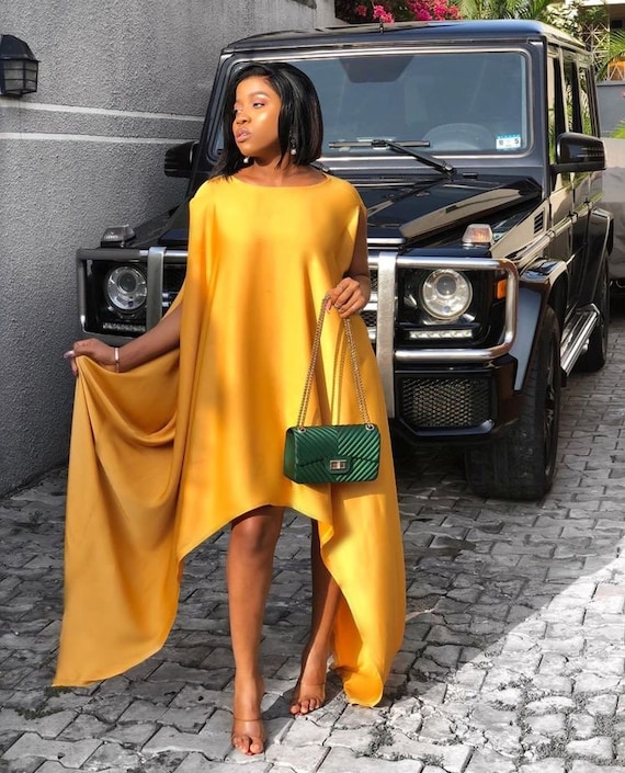 Mikado clearance silk dress