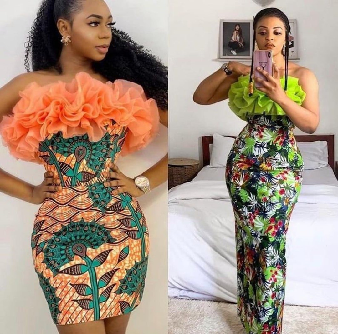 Most Trending Ankara Short Gown Styles For Every Woman - Reny styles