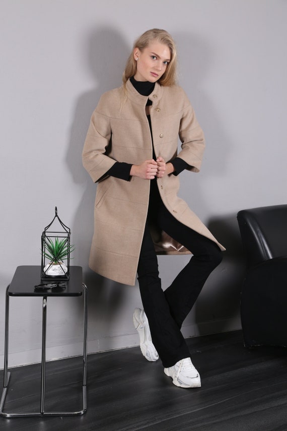 manteau femme sans laine