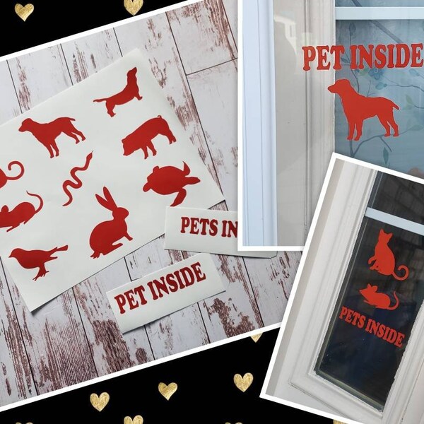 Pet Inside Sticker Etsy