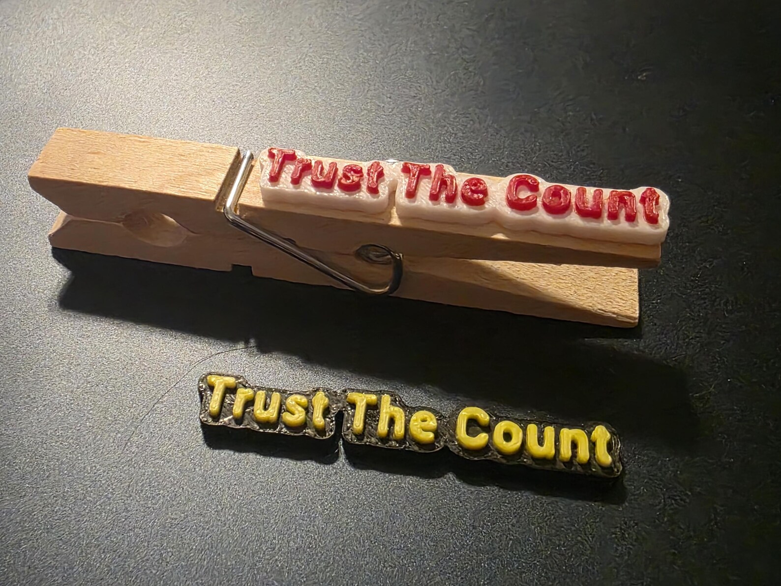 Pin Wording Trust the Count 3D Printed Cheer Pin Wording Set of 10 | DIY ...