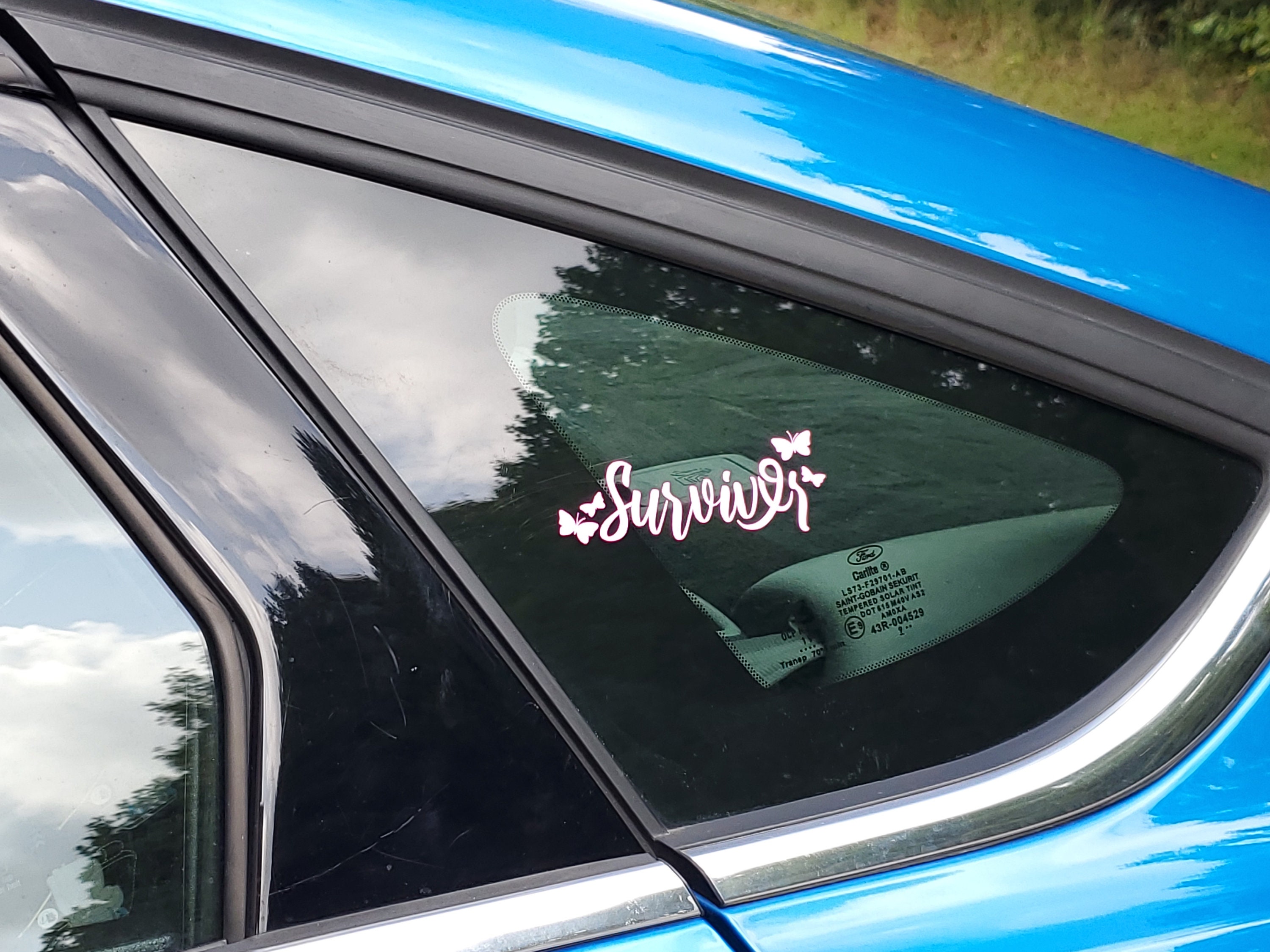 Window Decal - Breast Cancer Awareness - Survivor - October - Fighter ...