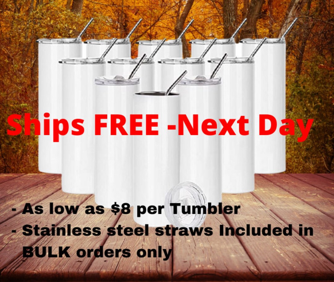 20oz Bulk Sublimation Tumblers/1 5 12 25 50 Pack/wholesale Sublimation Tumblers/sublimation