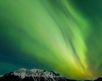 Leinwanddruck der Nordlichter