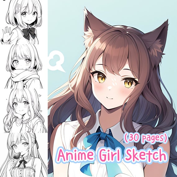New art prompt idea: give me a kawaii anime girl