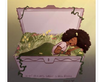 Subject is Well Rested sticker