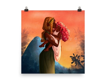 A Mother's Love print