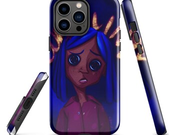 Button-Eyed Coraline Tough iPhone Case