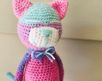 Brillante gato Amigurumi