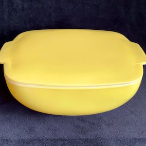 Yellow Pyrex Square Bowl - Etsy