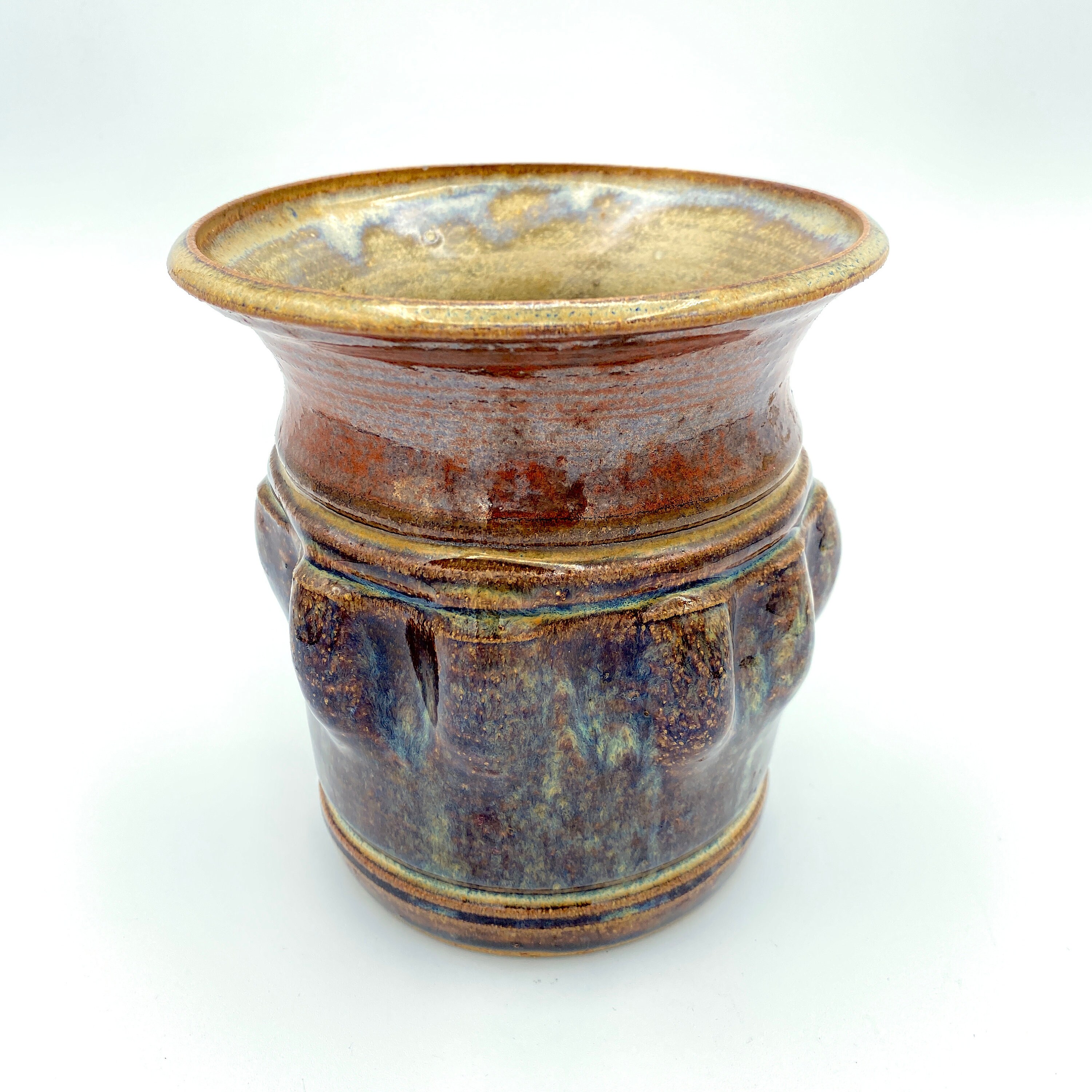 Bob Pitman Studio Pottery Vase Etsy