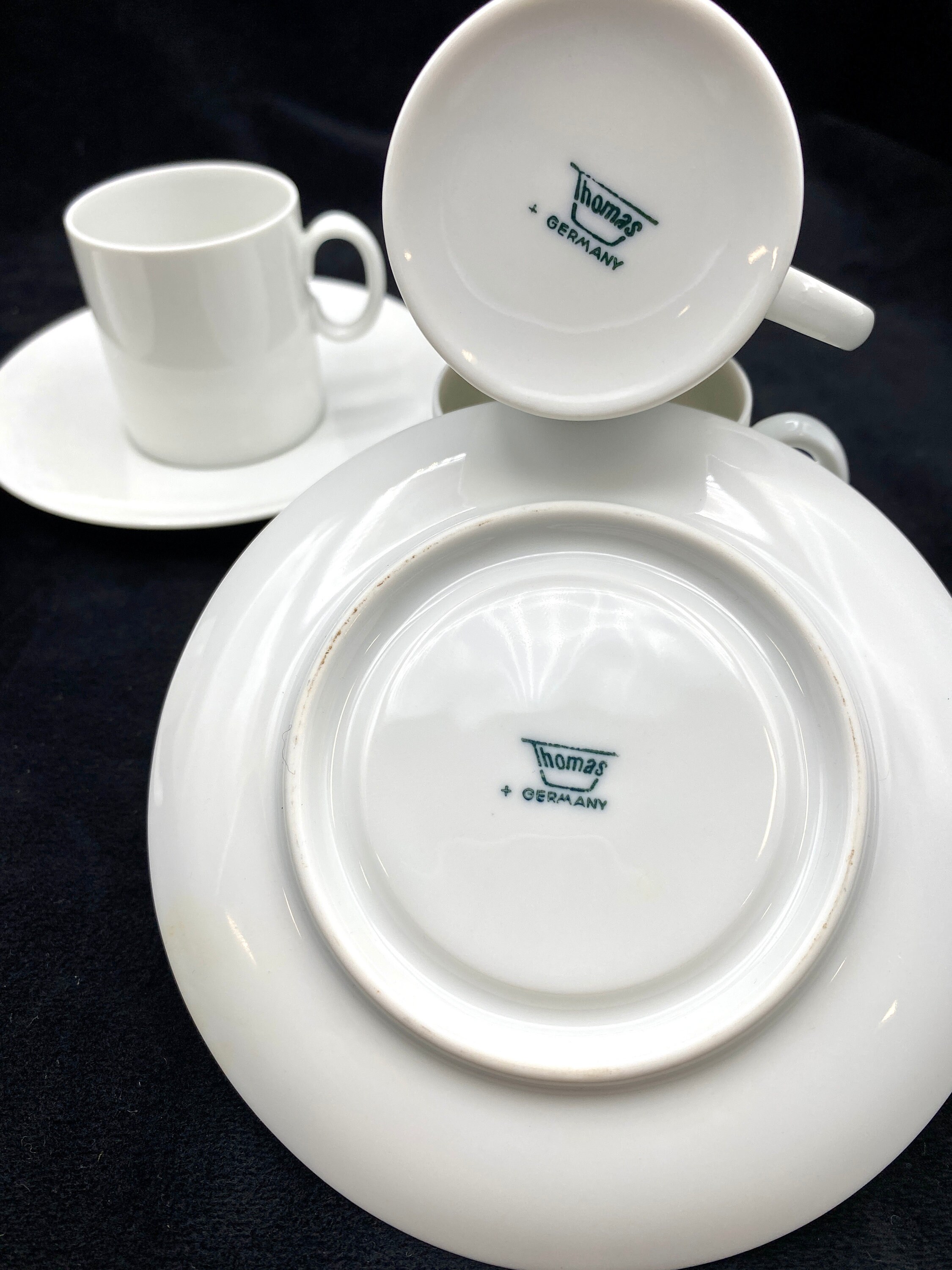 Thomas Medaillon Tee-Untertasse – Weiß, Mikrowellen- Und Spülmaschinengeeignet