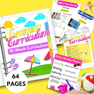 Summer Camp Curriculum Activities For Preschool and School Age For Childcare Centers
