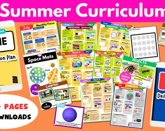 Plan de estudios de la escuela de verano para niños en edad preescolar (de 3 a 5 años) Plan de estudios de preparación escolar