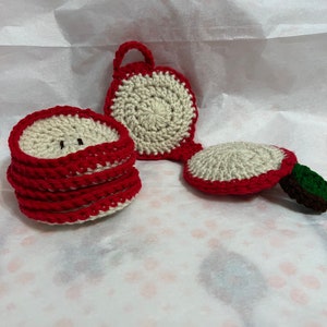 Apple coasters