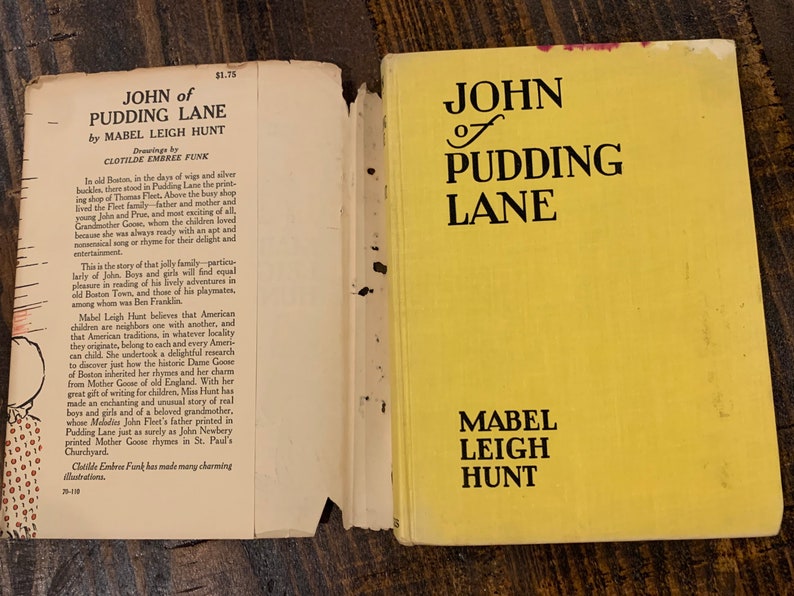 John of Pudding Lane by Mabel Leigh Hunt Illustrated Vintage Etsy