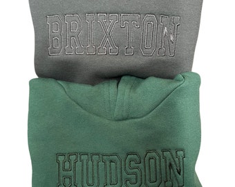 Kids Name Hoodie, Toddler Name Hoodie, Custom Youth Sweatshirt, Kids Embroidered pullover hoodie