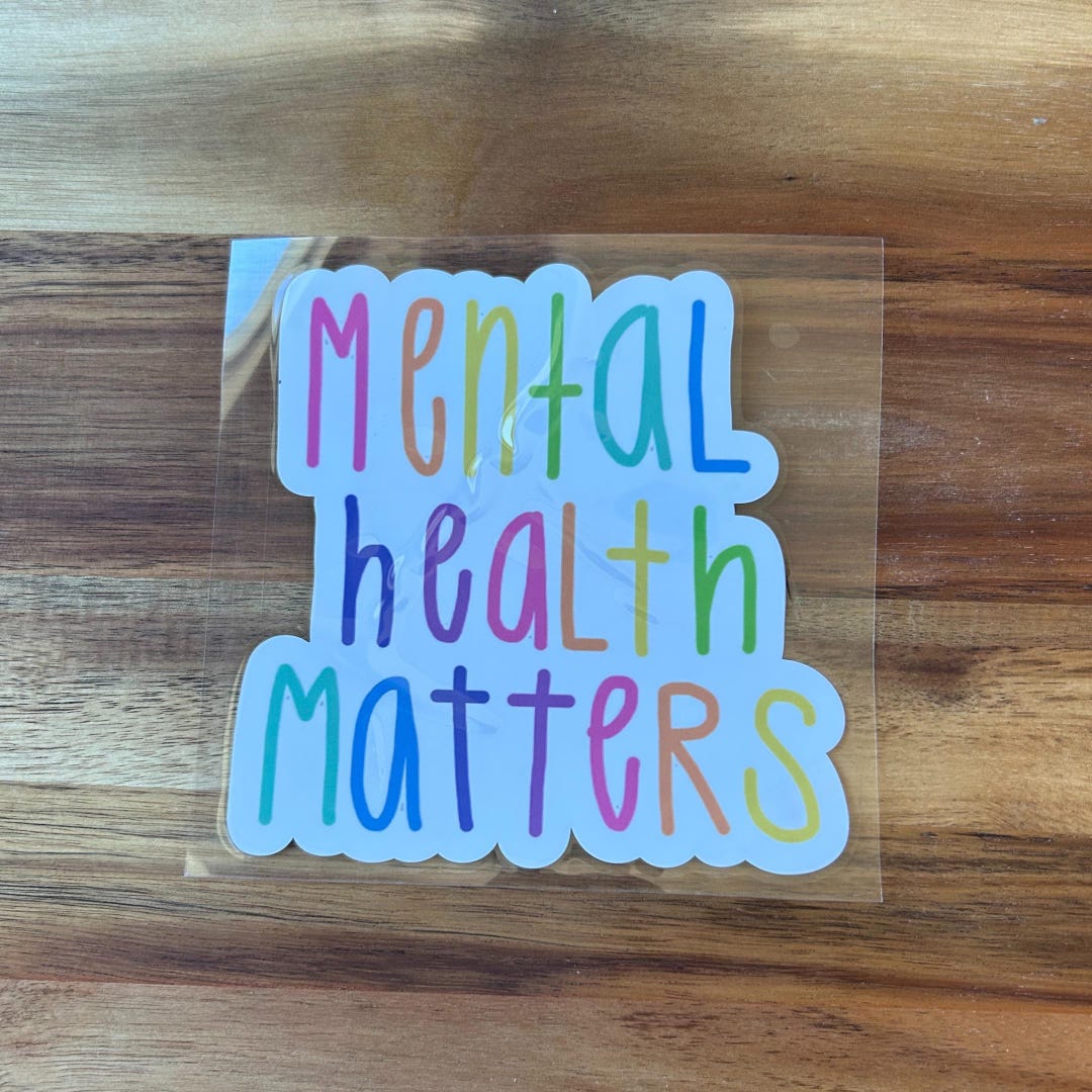 Mental Health Matters Sticker - Etsy
