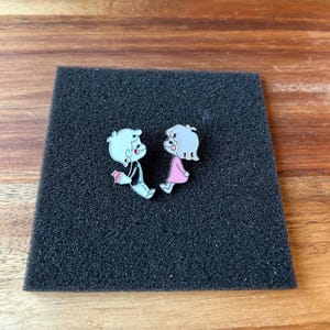 Boy and Girl Enamel Pin
