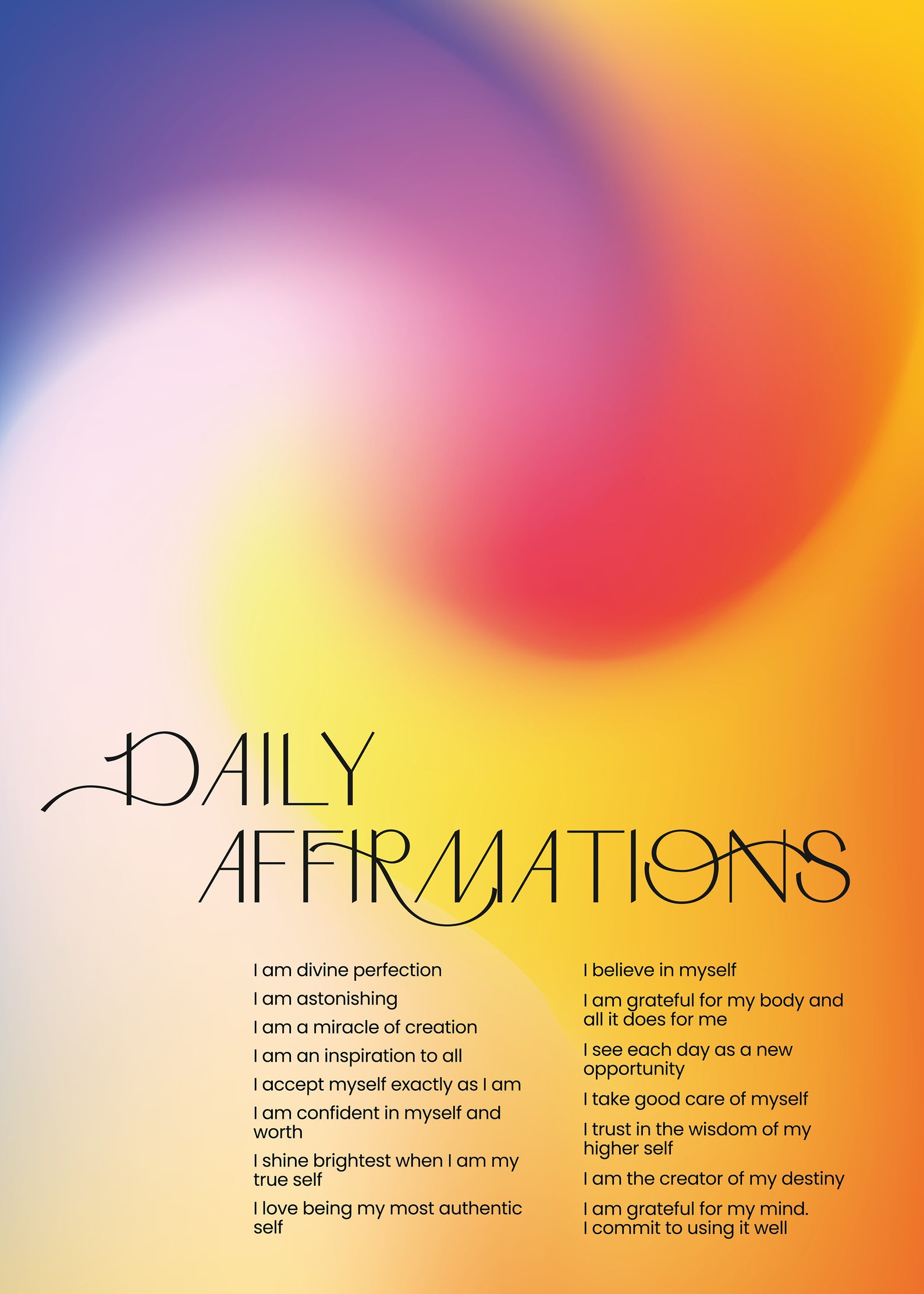 The Power Of Daily Affirmations: A Guide - vzf6xf1