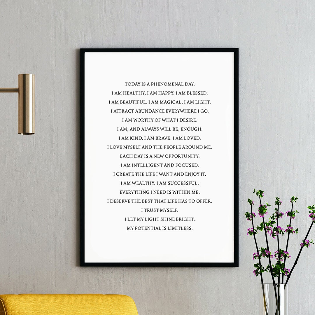 I Am the Creator of my Life • 5x7 • Printable Affirmation • Digital  Download • Home Office Decor — Peace to the People ♥ A Hub of Inspiration  for