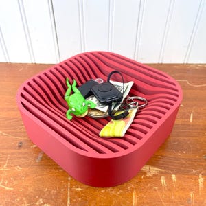 Square Catch All Tray, The Valo Catch-All Tray, Desk Organizer, Drop Tray, Entryway Tray, Modern Storage, Eco-Friendly, Multiple Colors