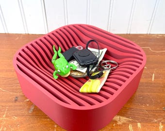 Quadratisches Catch-All-Tablett, das Valo-Catch-All-Tablett, Schreibtisch-Organizer, Drop-Tablett, Eingangstablett, moderne Aufbewahrung, umweltfreundlich, mehrere Farben