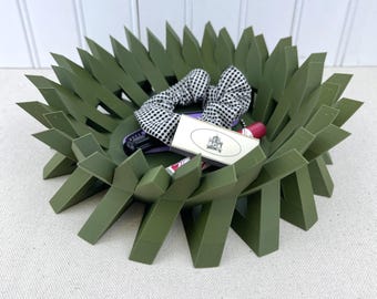 Modern Storage Bowl, Novi Catch-All Bowl, Spiky Design, Functional Art