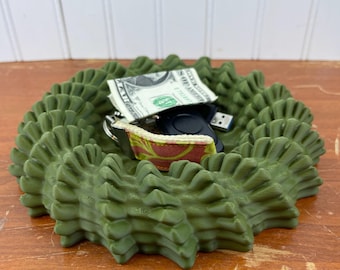 Small Bowl Catch All Tray, Drop Tray, Organic Design, Eco-Friendly, Multiple Colors