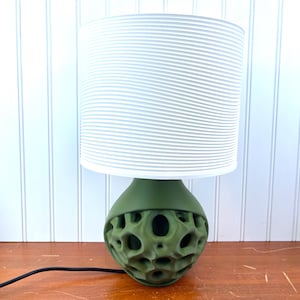 Modern Table Lamp, The Neor Lamp,  Desk Lamp and Shade, Bedside Lamp, Modern Home and Office, Eco-Friendly, Bio-Degradable