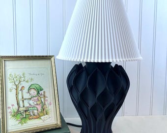 Lampe de table moderne, lampe de table abyssale, lampe de bureau et abat-jour, lampe de chevet, maison et bureau modernes uniques, respectueux de l'environnement, biodégradable