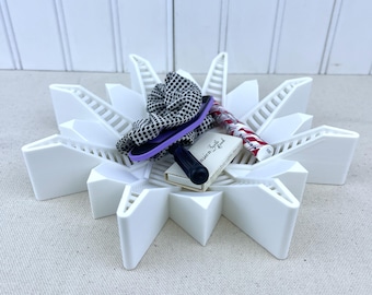 Geometric Catch-All Tray, The Sono Catch-All Tray, Starburst Pattern, Desk Organizer