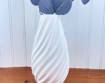 Modern  Vase, Wave Flower Vase, Multiple Colors