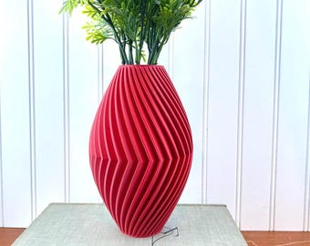 Vaso geometrico moderno, vaso Soko, design geometrico intrecciato, elegante arredamento minimalista per la casa, accento decorativo, ecologico, biodegradabile