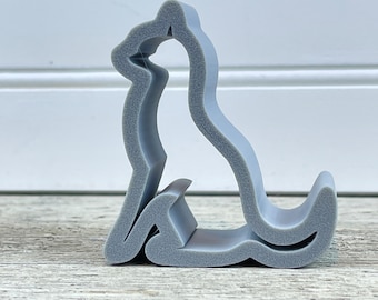 Cat Phone Stand, Kitty Phone Holder, Smartphone Holder, Cat Lover Phone Stand,  Phone Stand