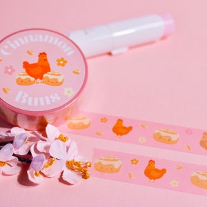 Zimtschnecken Washi Tape, Dekorative Geschenkverpackung Washi Tape Selbstklebend, Scrapbooking Crafting Washi Tape