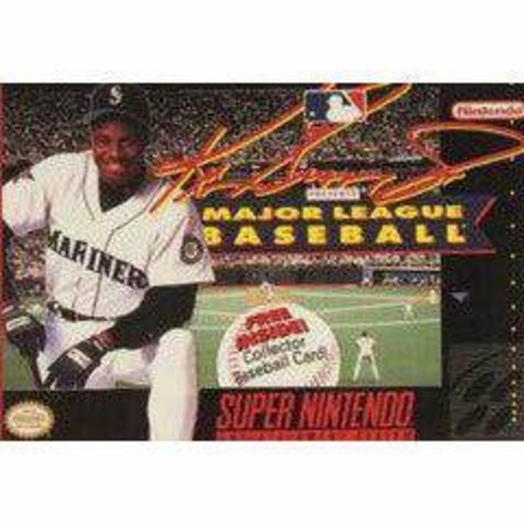 Ken Griffey Jr Major League Baseball Super Nintendo Etsy