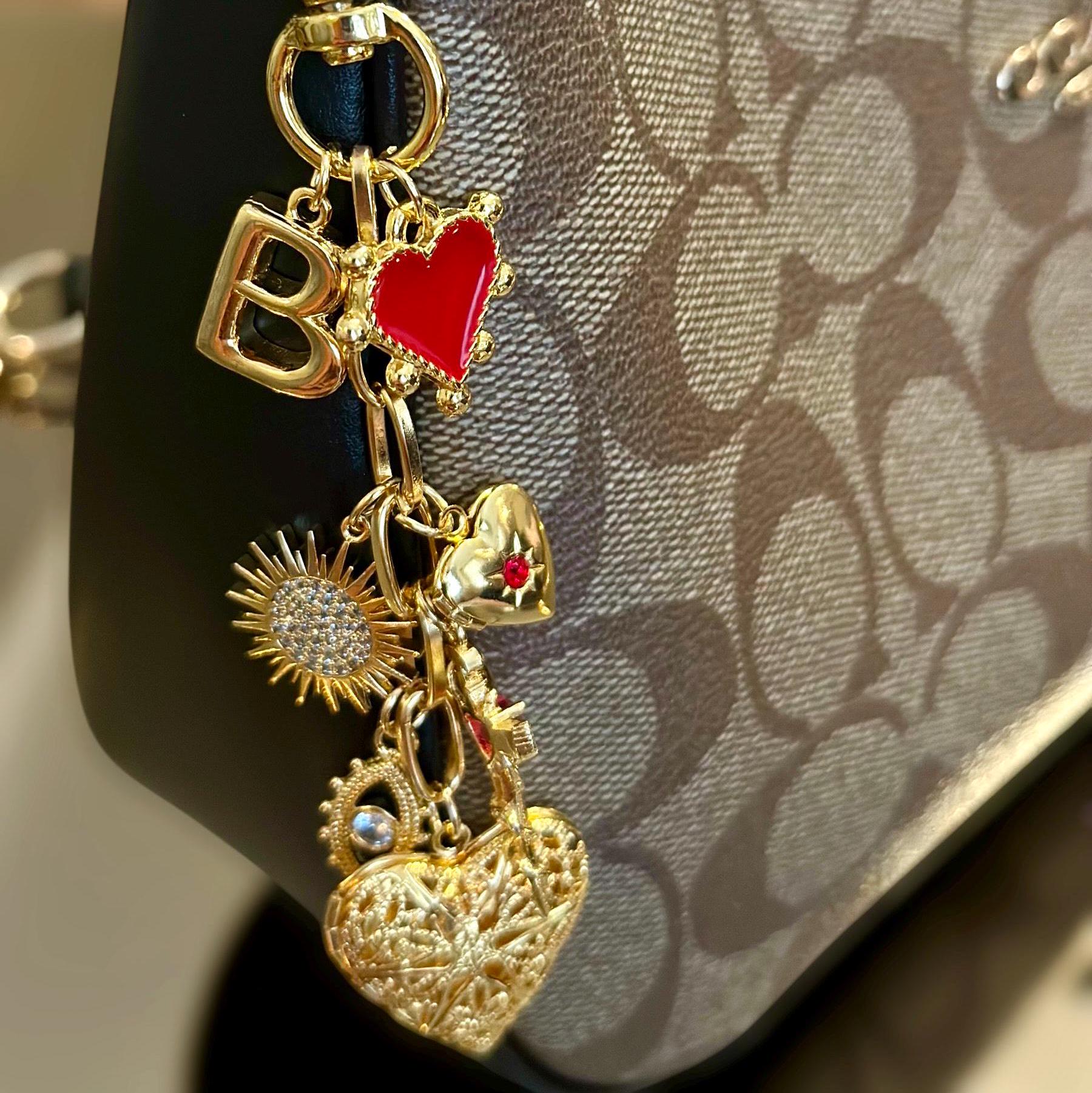 Charm Keychain,Custom Bag Charm,Make Your Own Keychain,Pıck Your Charm Keychain,Purse Accessory,Personalized Bag Keychain,Christmas Gift