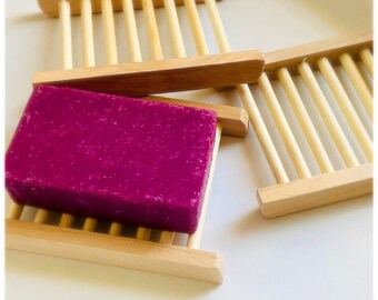 Bamboo Soap Dish, Self-Care Gift, Stocking Stuffer, Gift for Mom, Gift for Women, Soap Saver, Postpartum, Spa Gift, Relaxation, Gift Idea