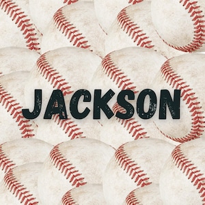 Copertina per raccoglitore scolastico/carta da baseball - personalizzata