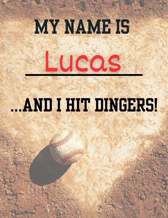 baseball card binder cover Baseball Card / School Binder Cover