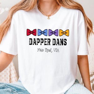 Dapper Dans Barbershop Quartet Shirt - Magic Kingdom Tee - Disney Main Street USA T-shirt