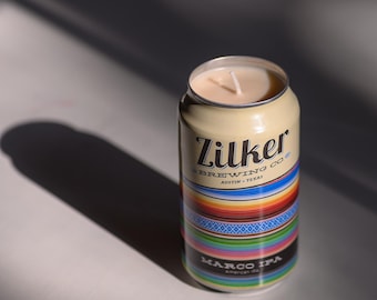 Zilker Marco IPA Can Candle | Beer Can Candle | Summer Candle | Soy Wax Candle | Hand Poured Candle | Texas Craft Beer | Memorial Day Gift