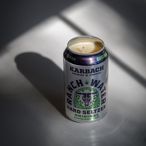 Karbach Ranch Water Can Candle | Beer Can Candle | Summer Candle | Soy Wax Candle | Hand Poured Candle | Texas Craft Beer | Memorial Day