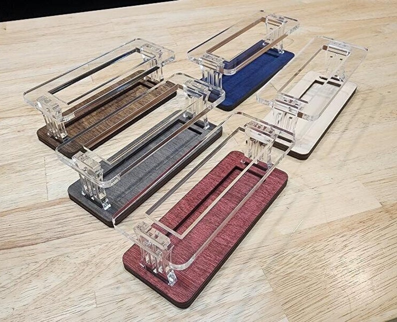 Custom Laser Cut Business Card Holder Etsy